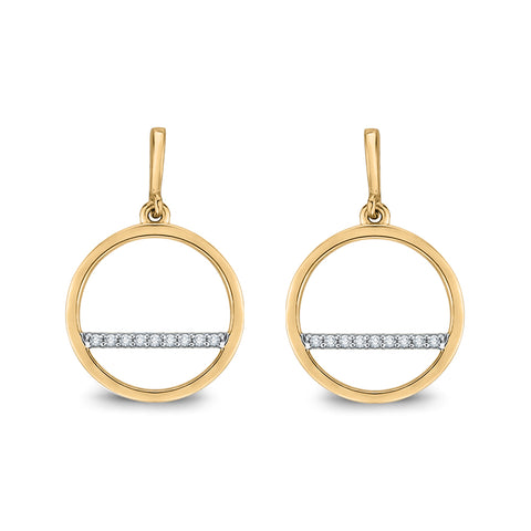 KATARINA Diamond Fashion Earrings (1/8 cttw)