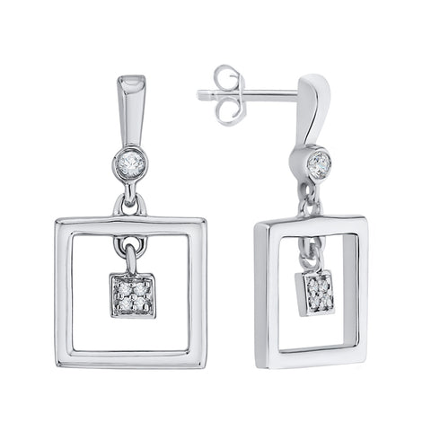 KATARINA Diamond Fashion Earrings (1/20 cttw GH, I2/I3)