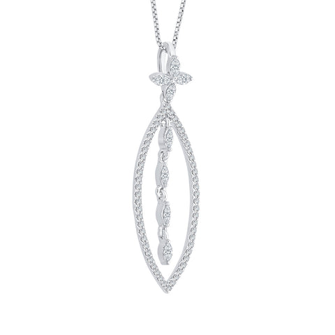 KATARINA Diamond Fashion Pendant Necklace (5/8 cttw GH, I1/I2)