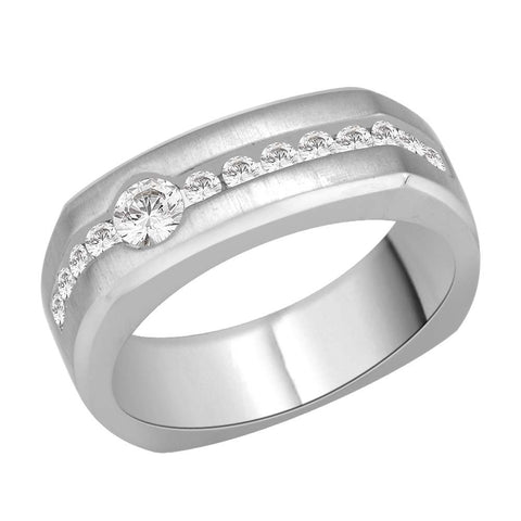 KATARINA Diamond Men's Wedding Band (3/8 cttw GH, I2)