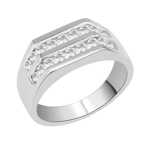 KATARINA Diamond Men's Wedding Band (1 cttw GH, I2)