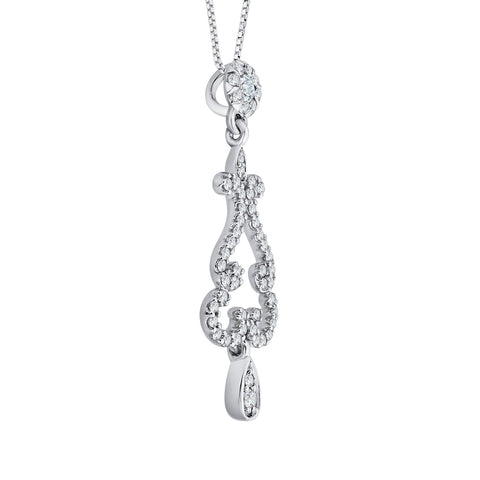 KATARINA Diamond Fashion Pendant Necklace (1/3 cttw, IJ, I1)