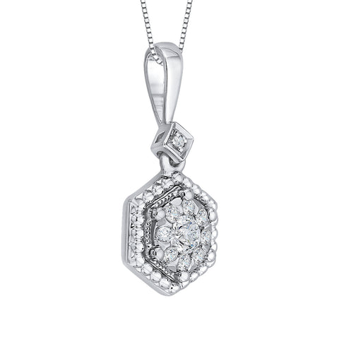 KATARINA Diamond Fashion Pendant Necklace (1/5 cttw, IJ, I1)