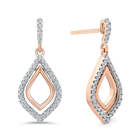 KATARINA Diamond Dangle Earrings (1/4 cttw)