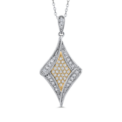 KATARINA Diamond Fashion Pendant Necklace (1/4 cttw GH, I2-I3)