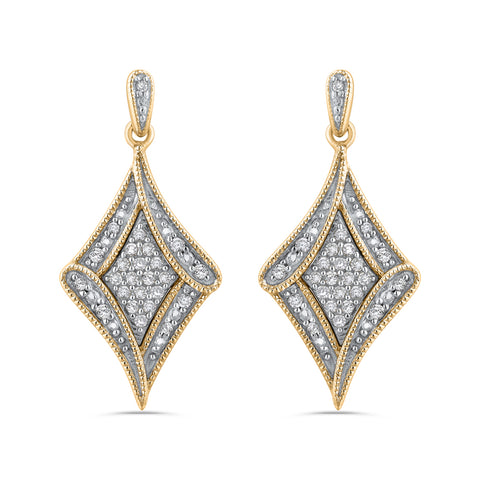 KATARINA Diamond Dangle Earrings (1/4 cttw GH, I2/I3)