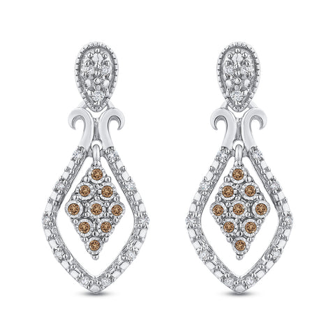 KATARINA Diamond Dangle Earrings (1/6 cttw GH, I2-I3)