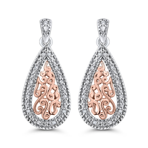 KATARINA Diamond Fashion Earrings (1/10 cttw)