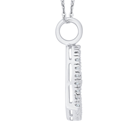 KATARINA Diamond Heart Pendant Necklace (1/4 cttw)