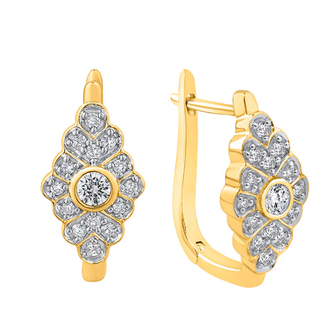 KATARINA Diamond Huggie Earrings (1/5 cttw)