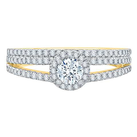 KATARINA 2/3 cttw Diamond Bridal Set