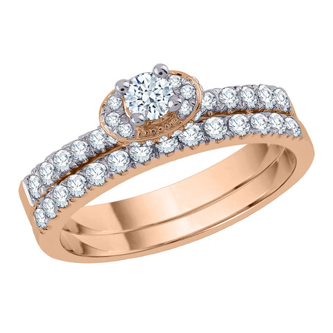 KATARINA 3/4 cttw Diamond Bridal Set