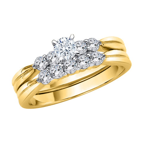 KATARINA 2/3 cttw Diamond Bridal Set