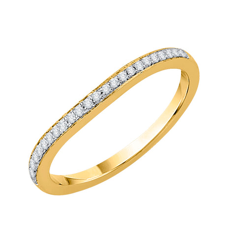 KATARINA 1/8 cttw Diamond Wedding Band