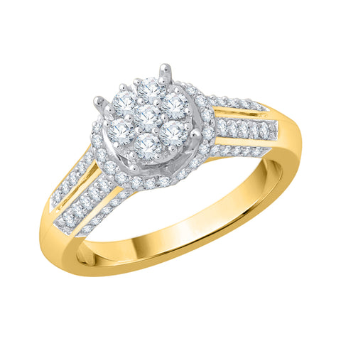 KATARINA 1/2 cttw Diamond Engagement Ring