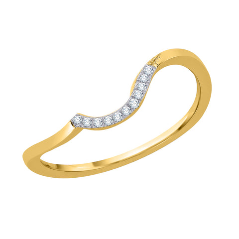 KATARINA 1/20 cttw Diamond Wedding Band