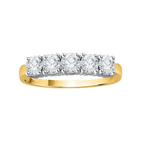 KATARINA 1/2 cttw Diamond Wedding Band