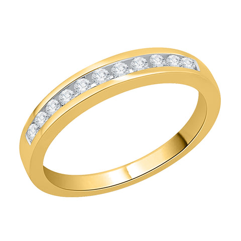 KATARINA 1/4 cttw Diamond Wedding Band