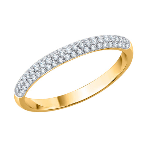 KATARINA 1/5 cttw Diamond Wedding Band