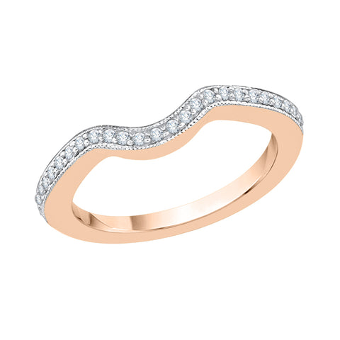 KATARINA 1/6 cttw Diamond Wedding Band