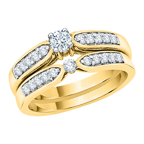 KATARINA 5/8 cttw Diamond Solitaire Bridal Set