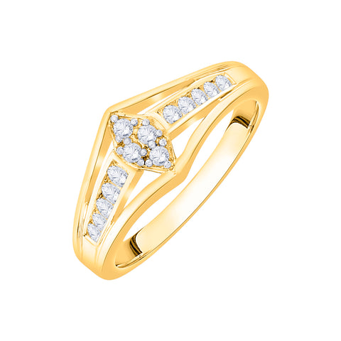 KATARINA Prong Set Diamond Fashion Ring (1/4 cttw)