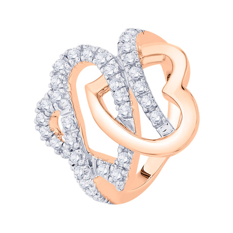 KATARINA Diamond Fashion Heart Ring (2/3 cttw)