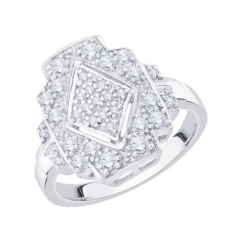 KATARINA Diamond Fashion Ring (1/2 cttw)