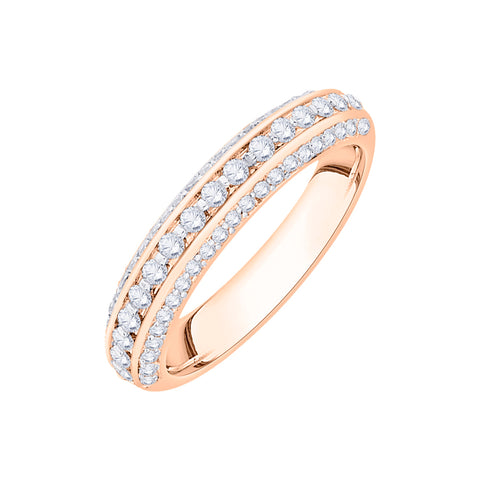 KATARINA Diamond Wedding Band (1/2 cttw)