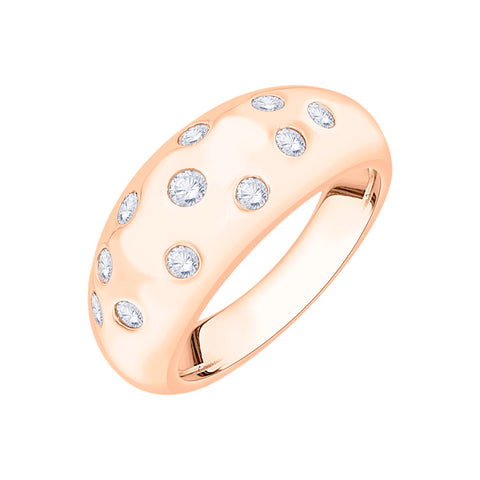 KATARINA Bezel Set Diamond Fashion Ring (3/8 cttw)