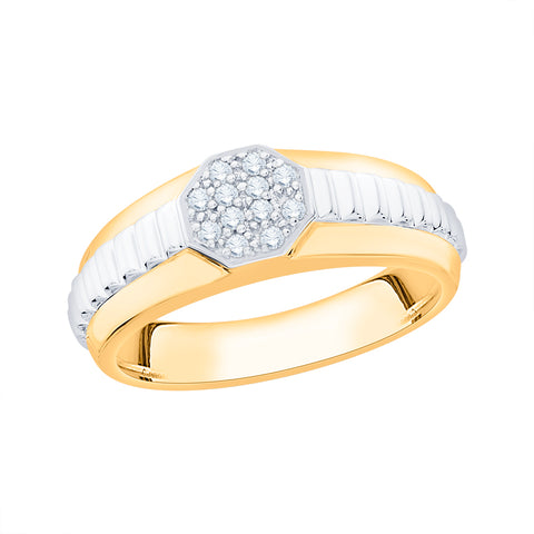 KATARINA Diamond Fashion Men's Ring (1/6 cttw)