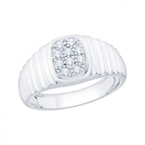 KATARINA Diamond Fashion Men's Ring (1/4 cttw)