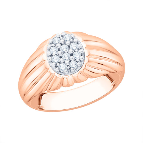 KATARINA Diamond Fashion Men's Ring (1/4 cttw)