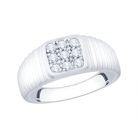 KATARINA Diamond Fashion Men's Ring (1/3 cttw)