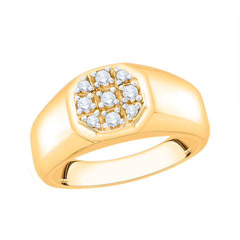KATARINA Diamond Fashion Men's Ring (1/4 cttw)