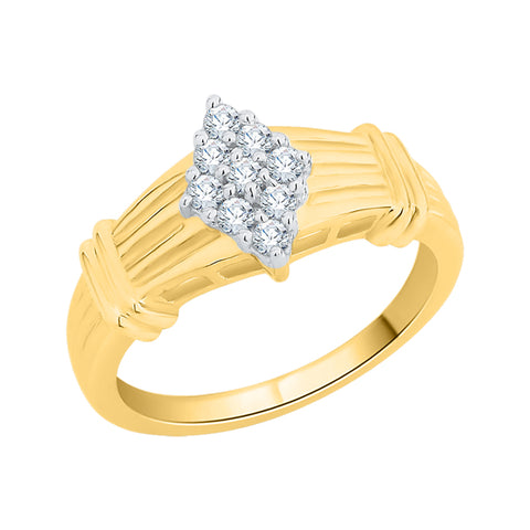 KATARINA 1/4 cttw Prong Set Diamond Cluster Fashion Ring