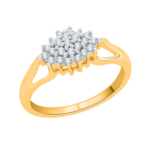 KATARINA 1/4 cttw Prong Set Diamond Cluster Fashion Ring