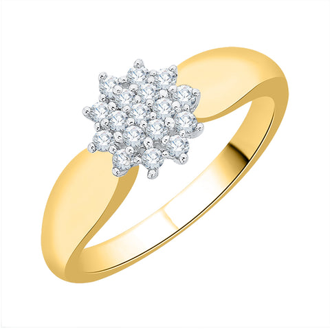 KATARINA 1/5 cttw Prong Set Diamond Cluster Ring
