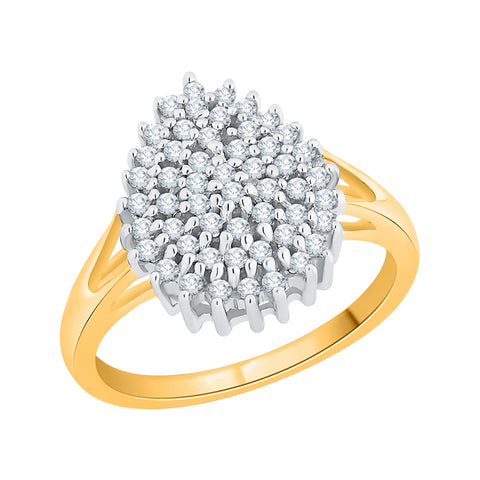 KATARINA 1/2 cttw Prong Set Diamond Cluster Ring