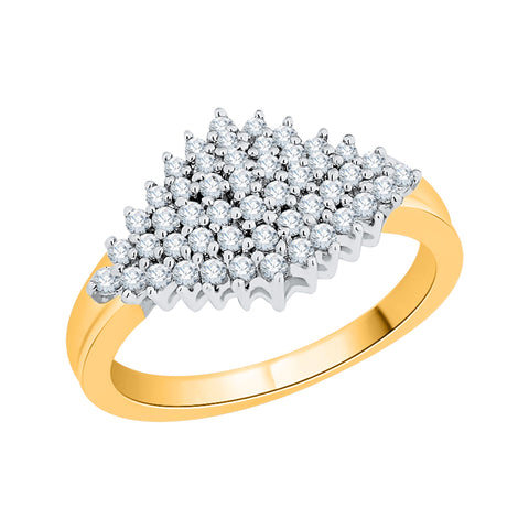 KATARINA 1/2 cttw Prong Set Diamond Cluster Fashion Ring