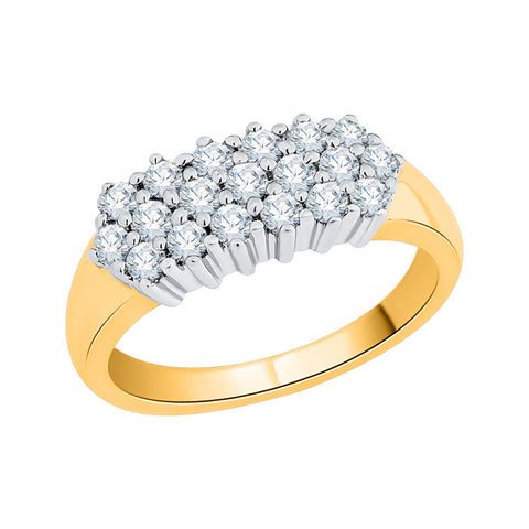 KATARINA 1/2 cttw Prong Set Diamond Anniversary Ring