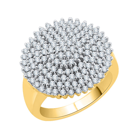 KATARINA 1 1/4 cttw Diamond Cluster Fashion Ring