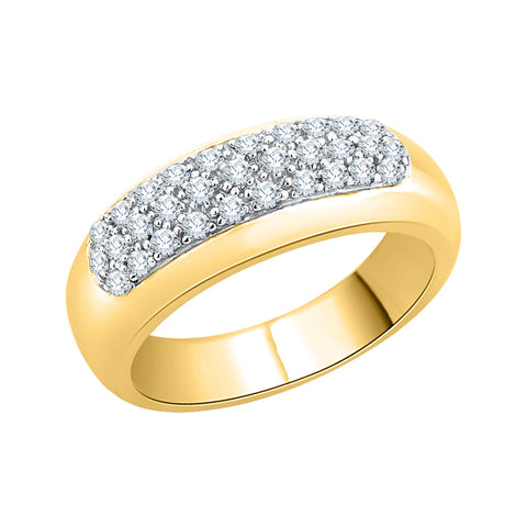 KATARINA 3/8 cttw Diamond Wedding Band