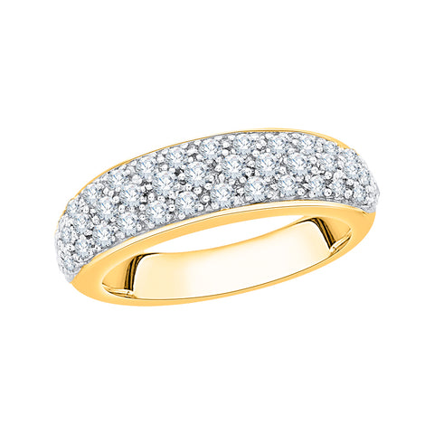 KATARINA 3/4 cttw Prong Set Diamond Wedding Band