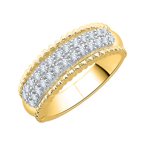 KATARINA 3/8 cttw Diamond Wedding Band
