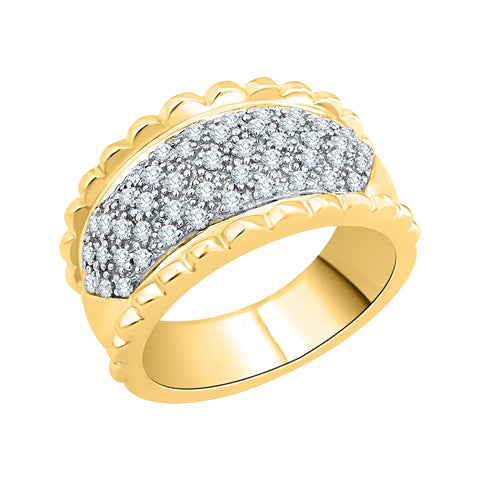 KATARINA 1/2 cttw Diamond Wedding Band