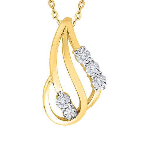 KATARINA Diamond Accent Fashion Pendant Necklace