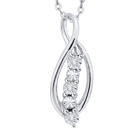 KATARINA Diamond Accent Fashion Pendant Necklace