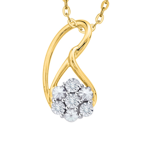 KATARINA Diamond Accent Fashion Pendant Necklace