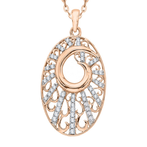 KATARINA Diamond Fashion Pendant Necklace (3/8 cttw)